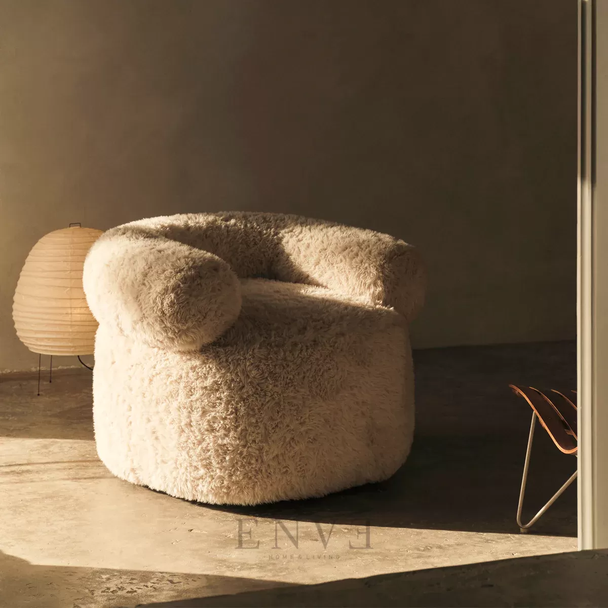 kursi 1 seater sofa bulat minimalis modern armchair