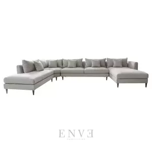 set sofa ruang tamu minimalis leter U