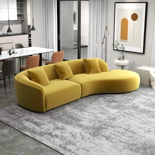 Japandi Sofa Tamu Sudut Modern Minimalis