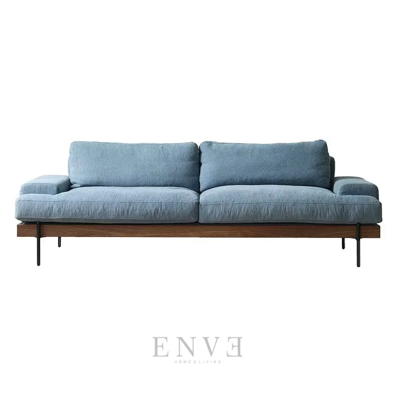 Kursi Sofa Industrial Minimalis Modern Blue