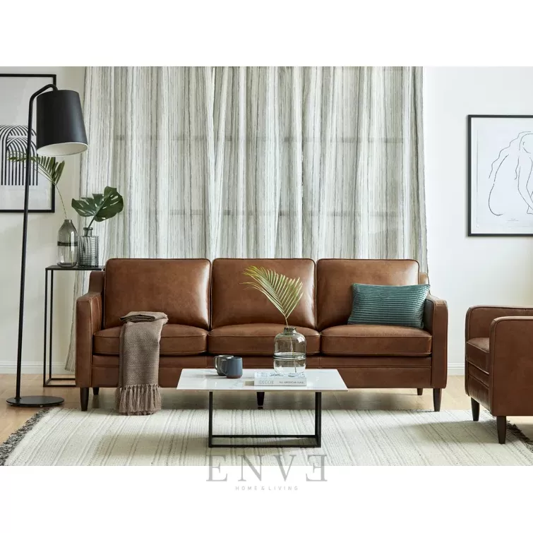 Kursi Sofa Kulit Minimalis 3 Seater