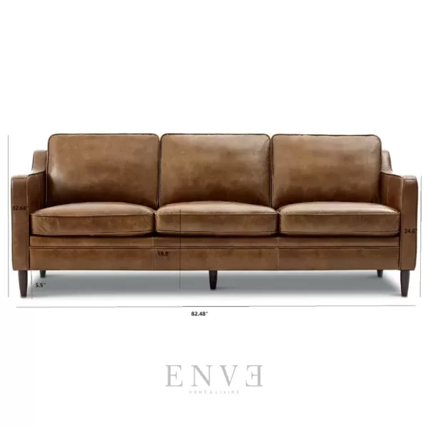 Kursi Sofa Kulit Minimalis 3 Seater