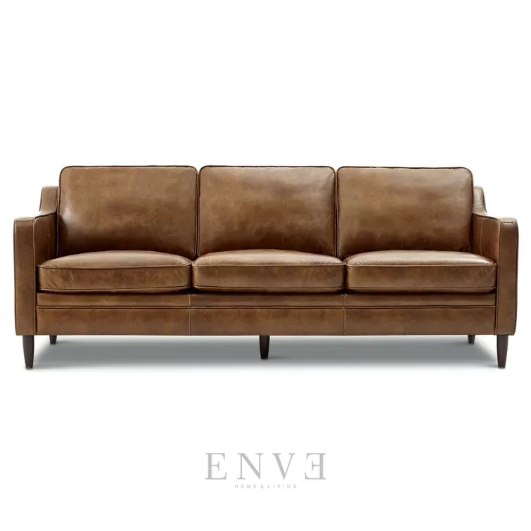 Kursi Sofa Kulit Minimalis 3 Seater