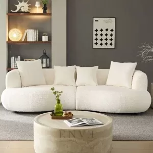 Kursi Sofa Modern Lengkung Ruang Tamu