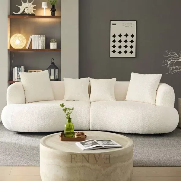 Kursi Sofa Modern Lengkung Ruang Tamu