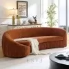 Kursi Sofa Modern Ruang Tamu Mewah - Orange
