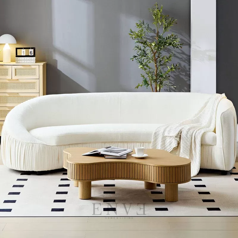 Kursi Sofa Modern Ruang Tamu Mewah Putih