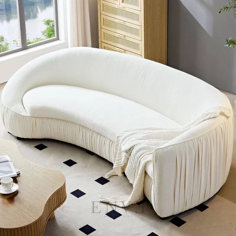 Kursi Sofa Modern Ruang Tamu Mewah White