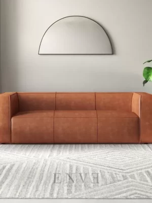 Sofa Kulit Minimalis 3 Seat