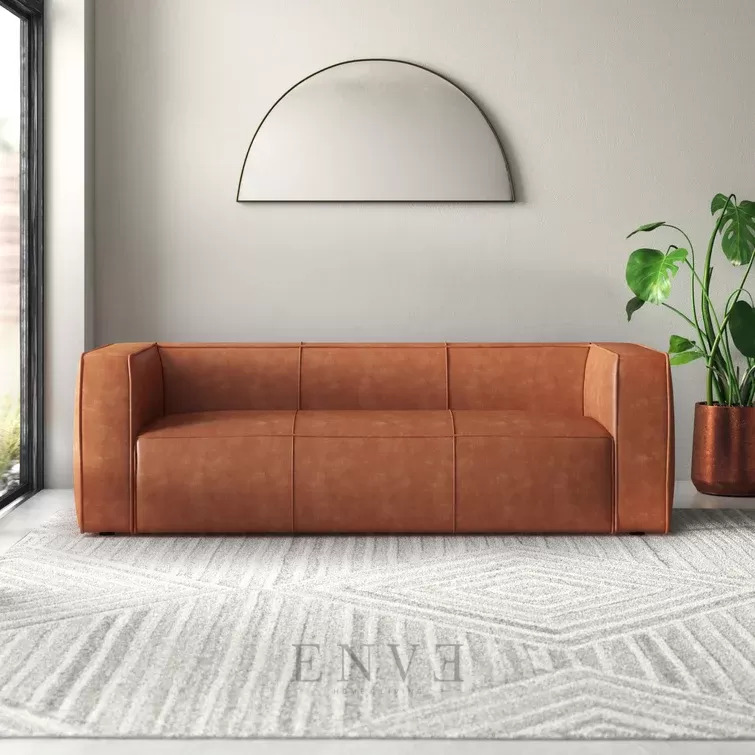 Sofa Kulit Minimalis 3 Seat