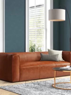 Sofa Kulit Minimalis 3 Seater
