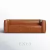 Sofa Kulit Minimalis 3 Seater Ruang Tamu