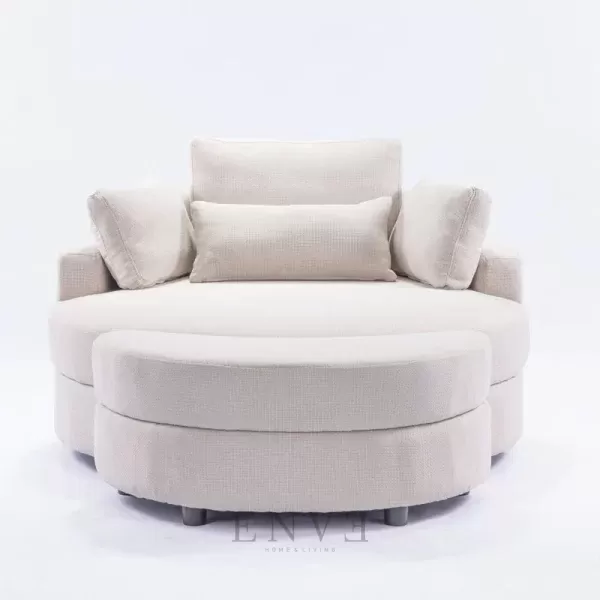 Sofa Santai Minimalis Bulat Modern