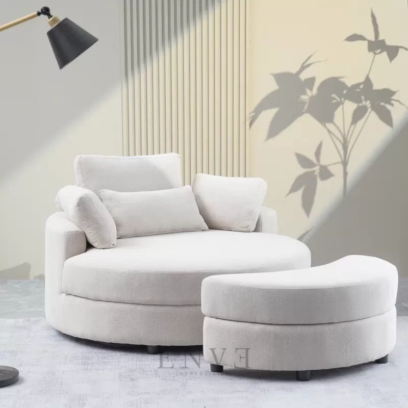 Sofa Santai Minimalis Bulat Ruang Santai