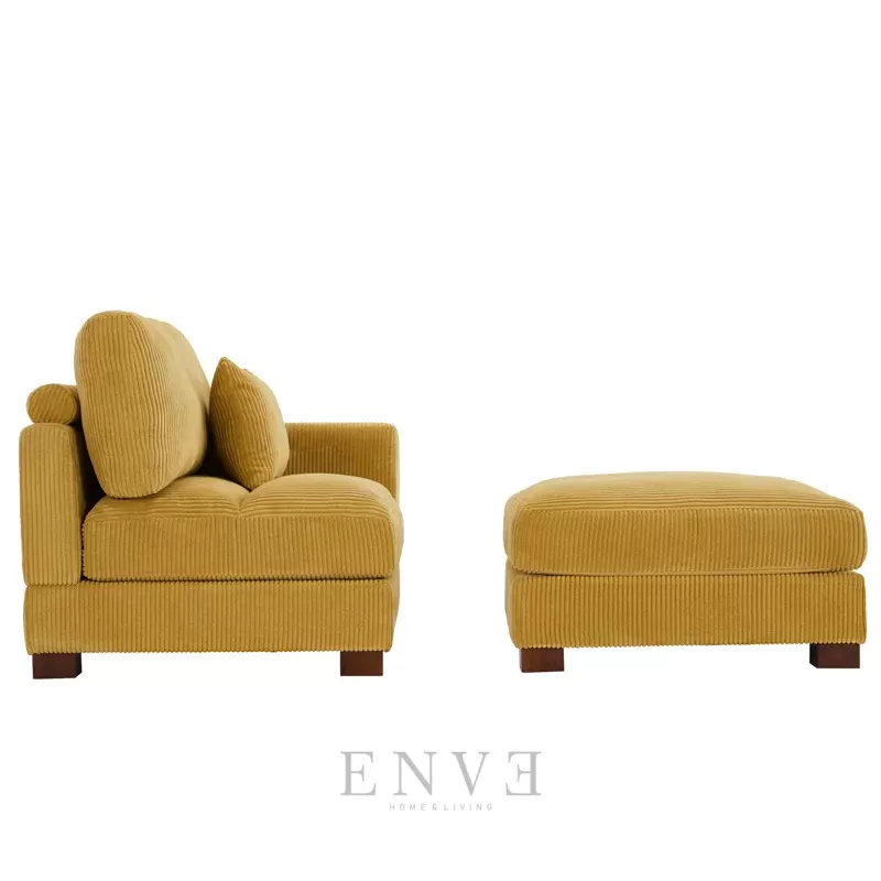 Sofa Santai Single Minimalis Stool Orange