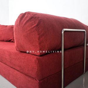 Sofa Teddy 200 Ruby Conduroy | Sofa Modern Minimalis Viral