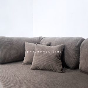 Sofa Teddy 200 Choco Conduroy | Sofa Modern Minimalis Viral