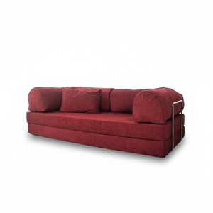 Sofa Teddy 200 Ruby Conduroy | Sofa Modern Minimalis Viral