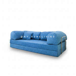 Sofa Teddy 200 Sapphire Conduroy | Sofa Modern Minimalis Viral