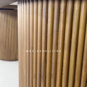 Meja Makan Salur Jati Minimalis Modern